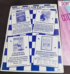 Vintage Song Sheets 1990’s-“ Anything to Make You Happy” & “Don’t Worry ‘Bout Me