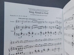 Sing Aloud to God -2001 sheet music – SATB Vocal Organ Trumpet – Hal Hopson