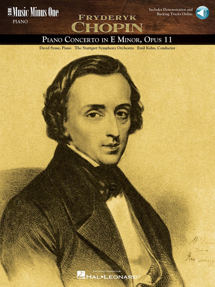 Chopin Concerto E Minor Piano Sheet Music Minus One Play-Along Book Online Audio