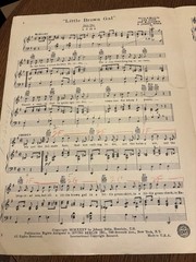Vintage Sheet Music “Little Brown Gal” 1935 Irving Berlin Piano Vocal B1