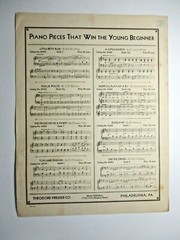 Hide & Seek 1932 Ella Ketterer Sheet Music Piano Song Book Note Paper Vintage