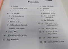 Songs of Different Nations – Moto Zene Project – Sheet Music – 32 Pages – 1984