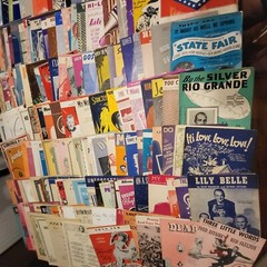 HUGE Lot 200+ Vintage Sheet Music Early 1900&rsquo;s & Up… Condition Varies SEE PICS