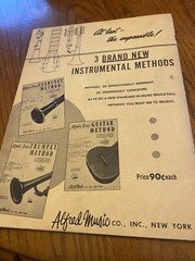 1954 Alfred’s Basic Trumpet Method Sheet Music