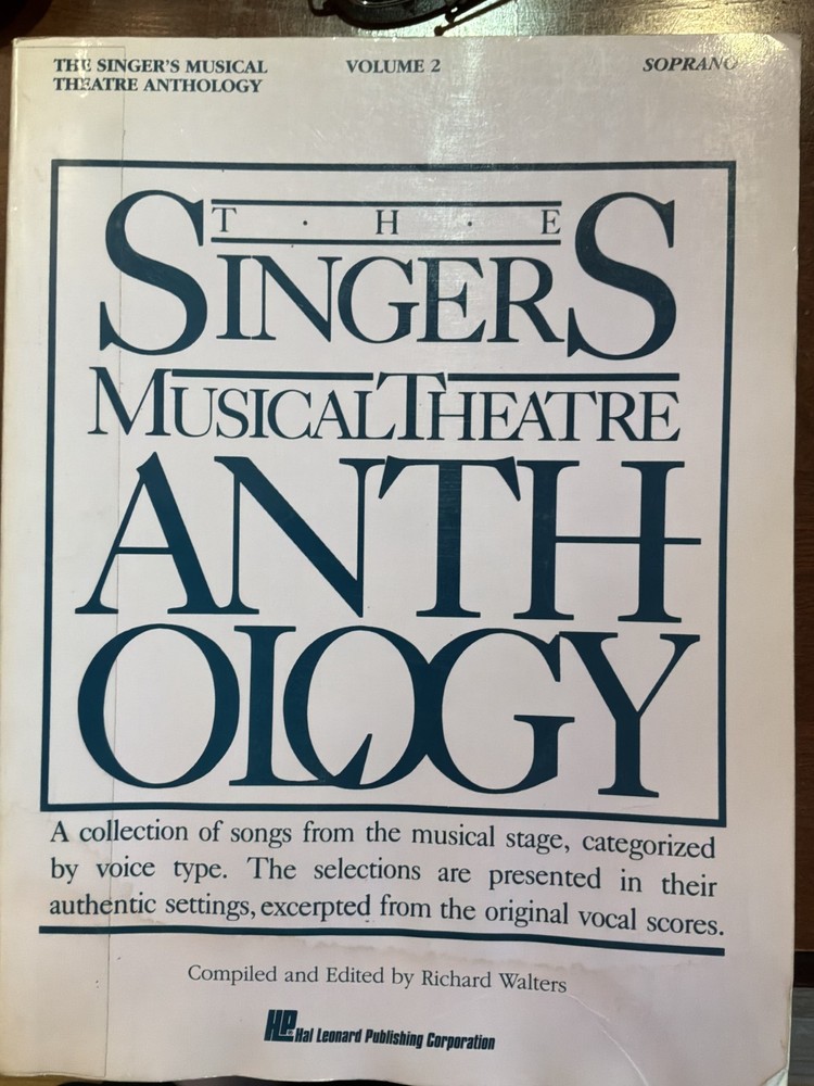 Singer&rsquo;s Musical Theatre Anthology Soprano Vol 2 Hal Leonard Book Only