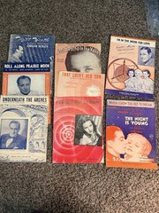 Vintage Robbins Music Corporation Sheet Music Lot of 8 1930s-1940s Love Songs
