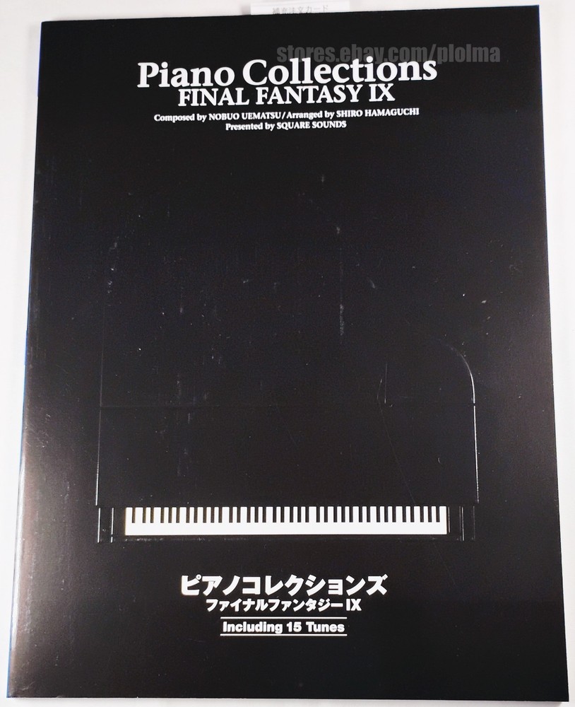 Final Fantasy IX 9 Piano Collections SHEET MUSIC JP Song Book FF9 Ships from USA