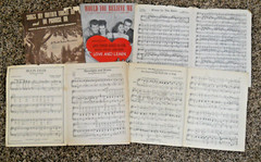 Piano Sheet Music – 28 Individual Pieces from the 1940&rsquo;s and Earlier