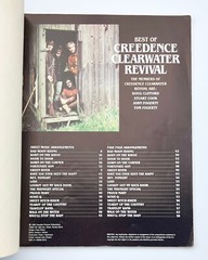 Best of Creedence Clearwater Revival Piano Vocal Guitar Chords Tab Note Songbook