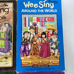Wee Sing Songbooks Lot Of 4 Fun Folk Silly Songs Around World Christmas Vintage