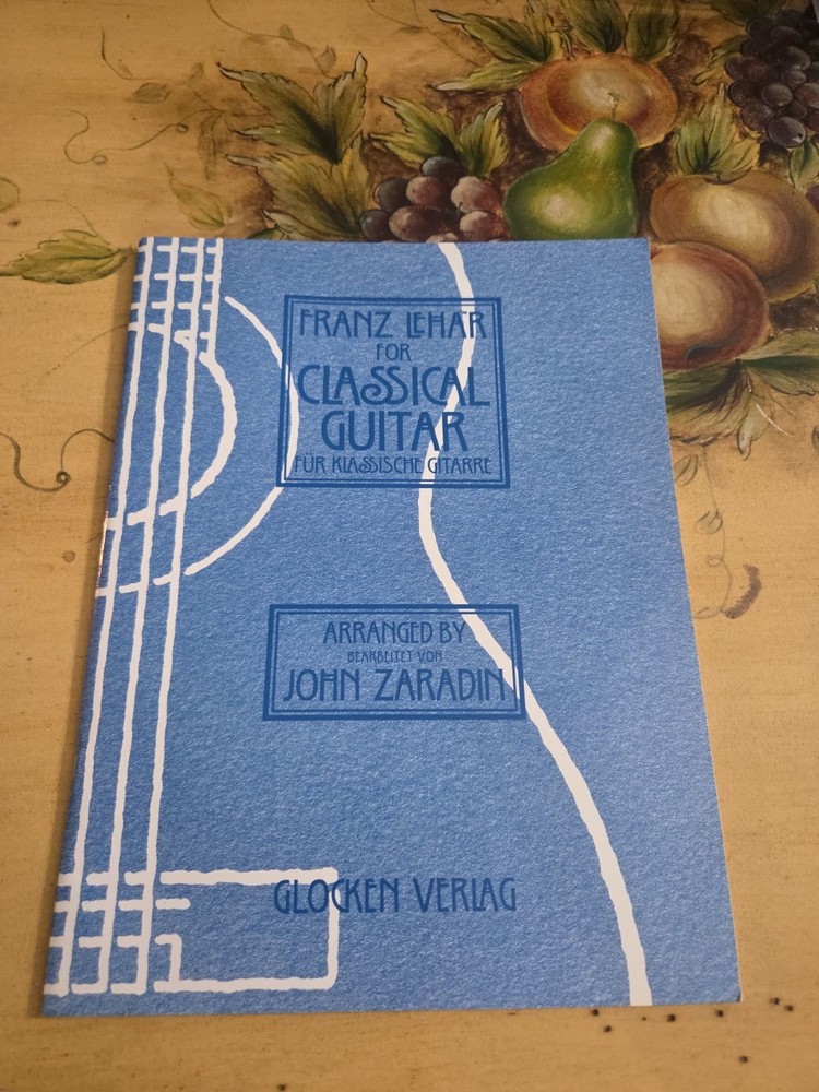 Franz Lehar For Classical Guitar Extremely Rare Book British Edition 14 Pieces