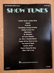 Roland Piano Show Tunes Songbook (1985 Paperback)