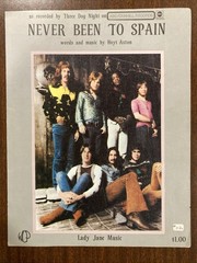Never Been To Spain Sheet Music Three Dog Night Piano Guitar Vocals Rock F2G