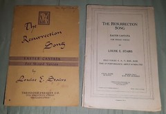 The Resurrection Song Easter Cantata For Mixed Voices music book Louise E Stairs