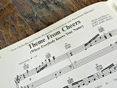 Theme From Cheers Where Everybody Knows Your Name Sheet Music 1982 UK Print