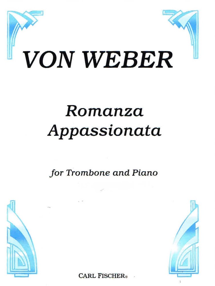 Von Webber – Romanza Appasionata – Trombone & Piano (CU1250)