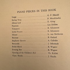 Vintage The Red Book Simplified Favorite Piano Pieces 1939 Whitman Songbook