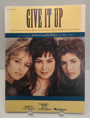 Give It up Sheet Music Wilson Phillips Piano Vocals Guitar 90s Pop F2N