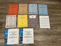 Intermediate to Advance: Classical Flute Solo Music Lot