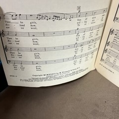 1936 Festival Prelude by Richard Wagner Choral Only Sheet Music M. Witmark & Son