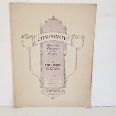 Vintage 1929 Charmante! Piano Sheet Music by Frederic Groton