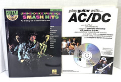 Jimi Hendrix and AC/DC Guitar Books with CDs