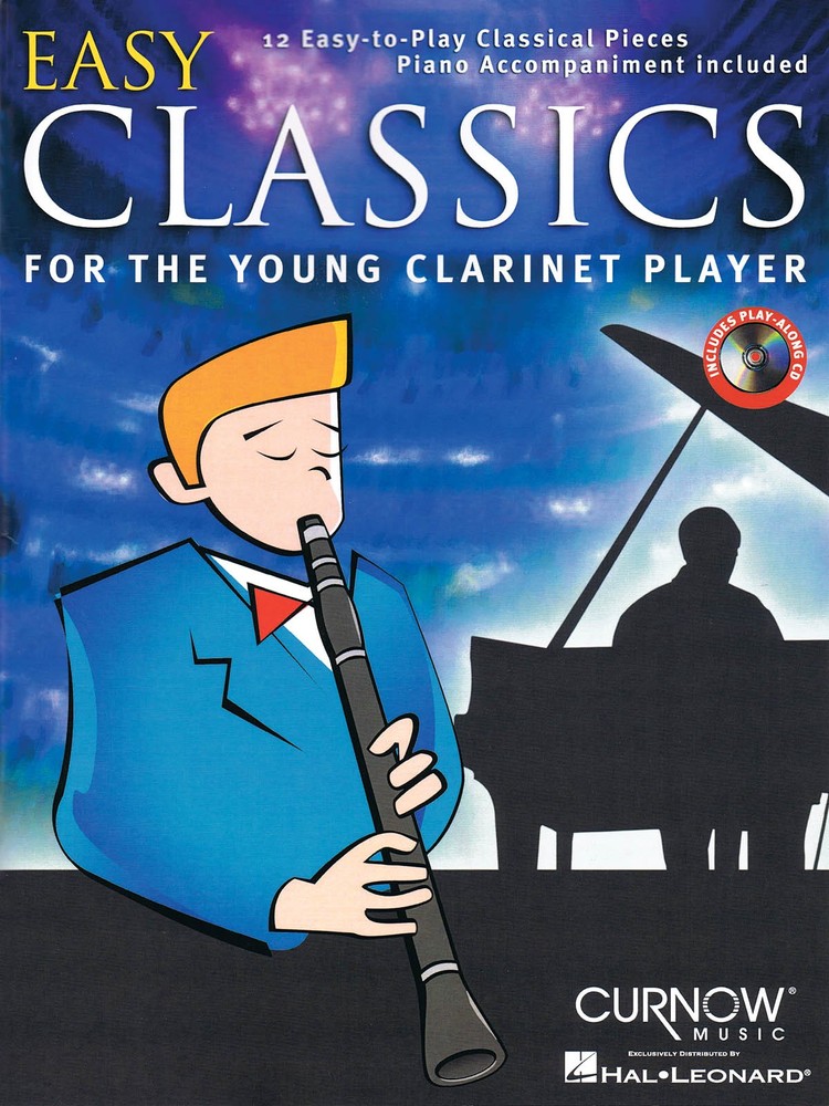 Easy Classics for the Young Clarinet Player Classical Sheet Music Curnow Book CD