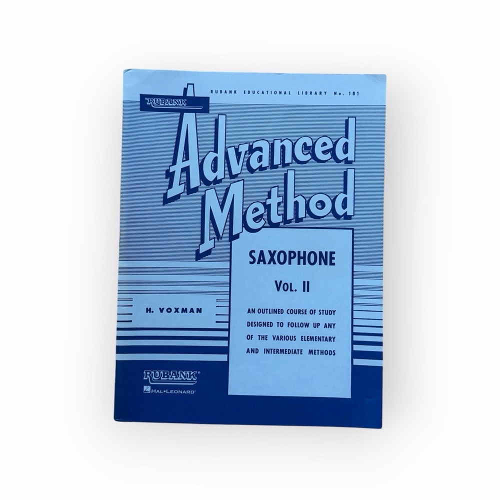 Rubank Advanced Method – Saxophone Vol. 2