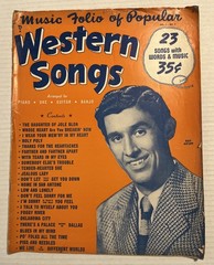 Lot Of 12 Vintage Song Books/Sheet Music- 1930’s-1940’s – Western, Country, Folk