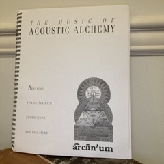 NEW Acoustic Alchemy ARCANUM Guitar Tablature Songbook – Rare Out of Print