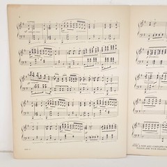 Antique 1924 Elevation Sheet Music by Otto Florsheim