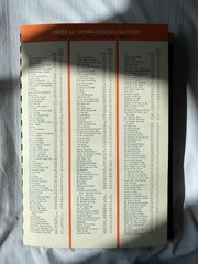 Hymn Orchestration Book B VTG 1953 Lillenas Spiral Bound