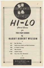 Bourne Co (HL5) Choral Music: Stodola Pumpa (Barn Pump) – 2 Part Hi-Lo-Qty. 10