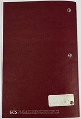 Four Motets on Plainsong Themes by Leo Nestor SATB Chorus Keyboard ECS Pub 5160