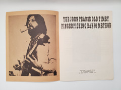 1970 John Pearce Old Timey Fingerpicking Banjo Method Folk Music Instruction