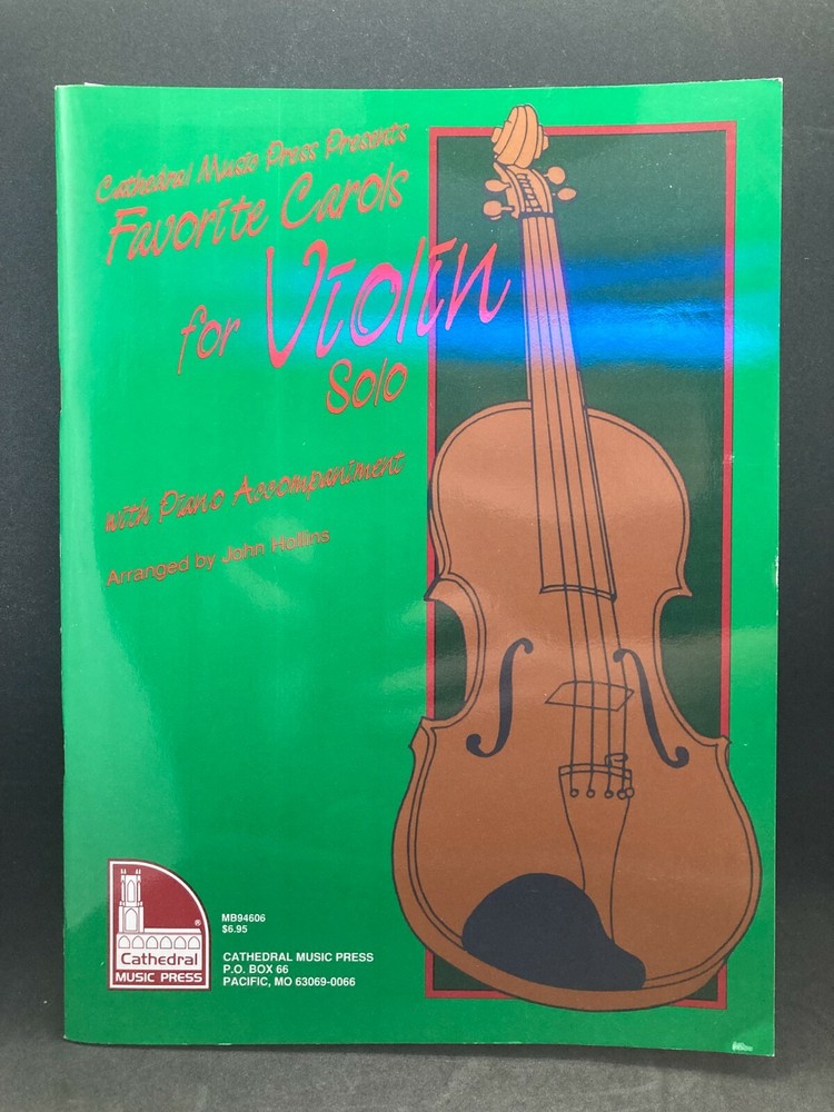 CATHEDRAL Favorite Carols for Violin Solos with Piano Accompaniment MB94606