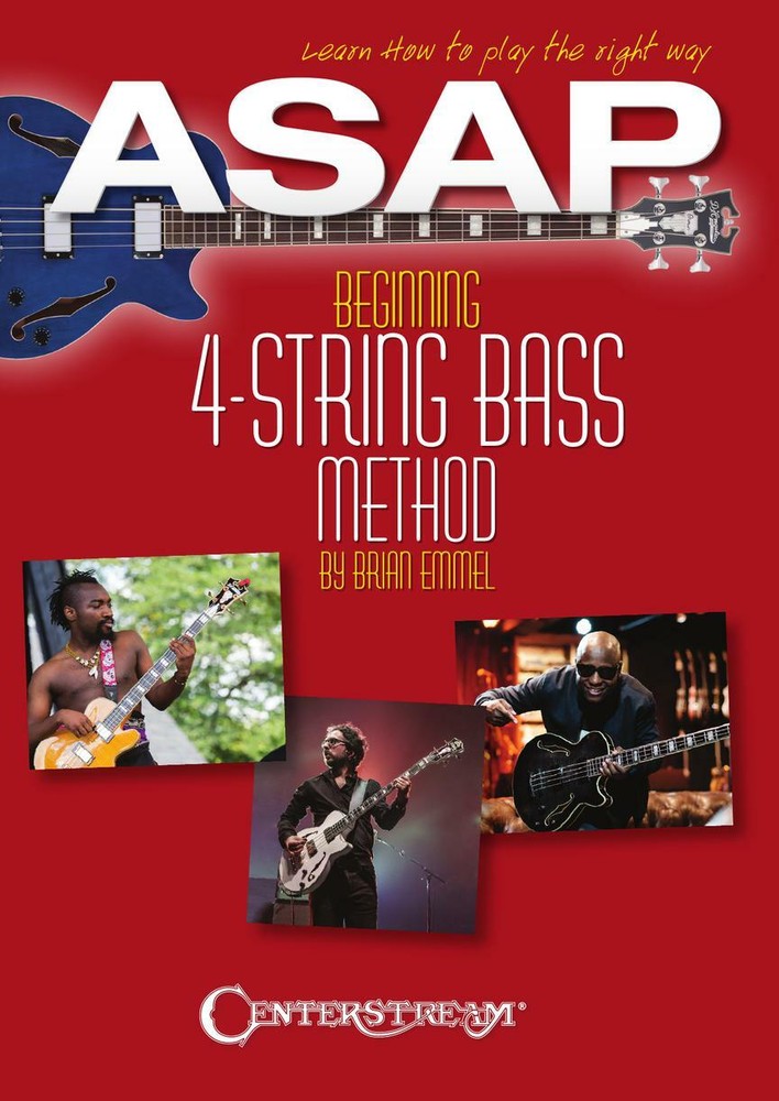 ASAP BEGINNING 4-STRING BASS METHOD MUSIC BOOK INSTRUCTION BRAND NEW ON SALE!!