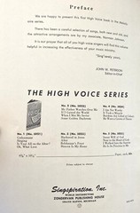 Melody-Aire High Voice by John W Peterson 1962 Singspiration Sheet Music Book