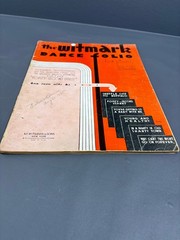 Vintage 1933 The Witmark Dance Folio for Piano Song Book Forty-Second Street M.