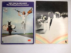 LOT OF 2 Vintage 1976 Rolling Stones Songbooks—More Hot Rocks + Get Yer Ya Ya’s
