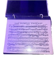 Vintage 1stB Flat Cornet Sheet Music In Plastifold Music Holder Multiple Songs