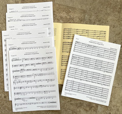BRASS 7/LOT Quartet Quintet Trumpet Sextet Ensemble ~Full Score/Parts BRAND NEW!