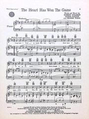 Heart Has Won The Game Sheet Music First Impressions 1959 Musical Flop Goldman