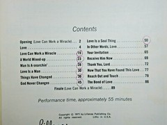 Vtg 1971 Songbook Love A Young World Musical Otis Skillings Lillenas Publishing