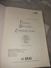 Cinco Piezes Espanola, Garcia 1997