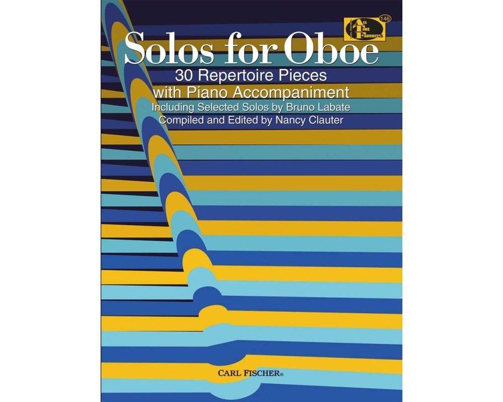 SOLOS FOR OBOE 30 REPERTOIRE PIECES WITH PIANO ACCOMPANIMENT MUSIC BOOK FISCHER