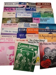 Everly Brothers Como Irving Berlin Autry Kristofferson Sheet Music lot of 33