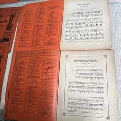 G. Ricordi & C. Opera Piano Music Italy Boosey & Co, NY 9pcs, Faust, Verdi +