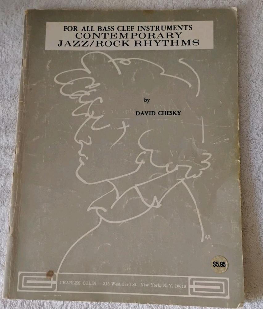 DAVID CHESKY-CONTEMPORARY JAZZ/ROCK RYTHMS ALL BASS CLEF INSTRUMENTS