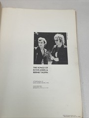 VTG 1971 The Songs of Elton John and Bernie Taupin Sheet Music Book Dick James
